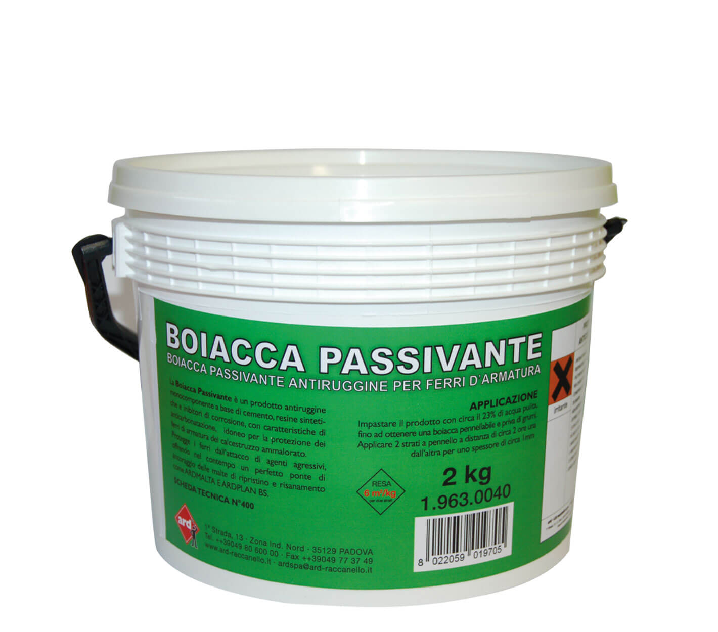 Boiacca Passivante - antiruggine per ferro - Ard Raccanello