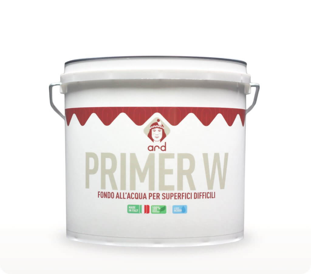 Primer W - Water based primer for difficult surfaces - Ard Raccanello