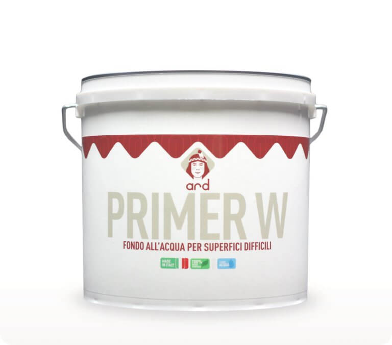 Primer W - Water based primer for difficult surfaces - Ard Raccanello