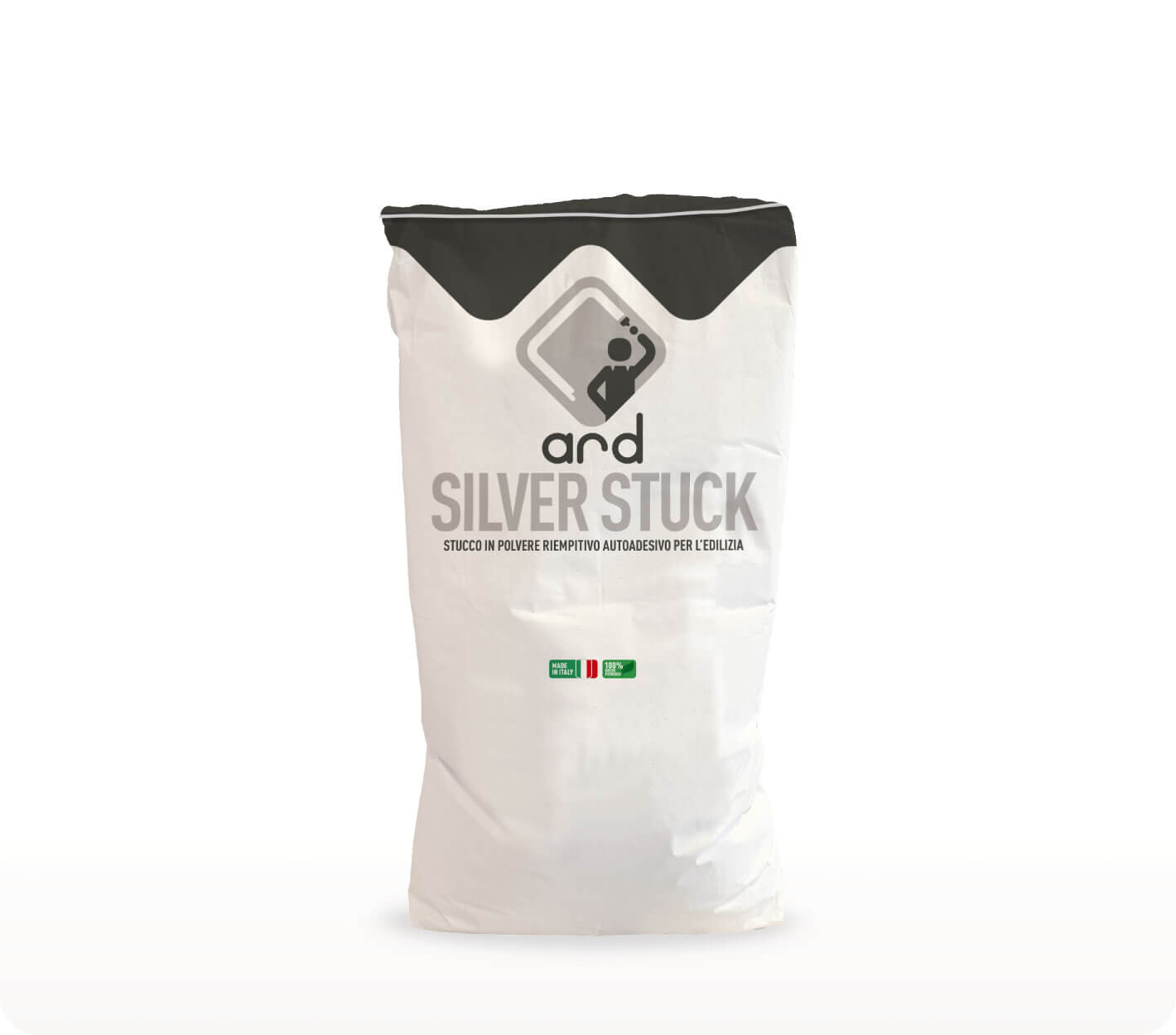 Silver Stuck - Stucco in polvere per l'edilizia 1/2 - Ard Raccanello